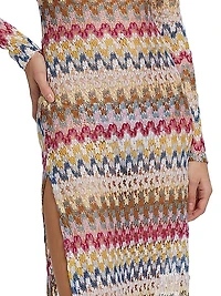 Raschel Lace Cover-Up Maxi dress