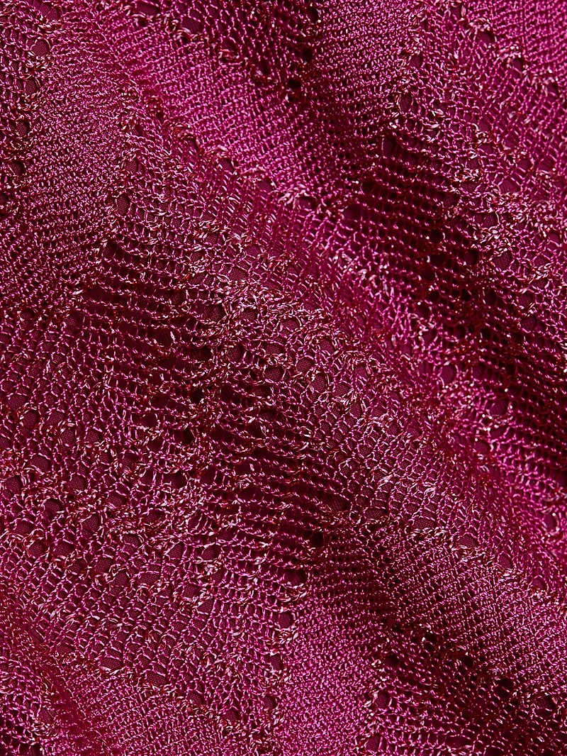 Textured Chevron One-Piece Swimsuit