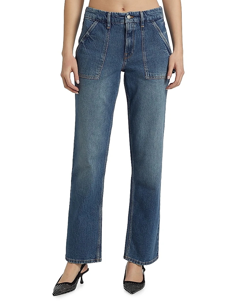 Good Icon Mid-Rise Carpenter Jeans