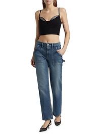 Good Icon Mid-Rise Carpenter Jeans