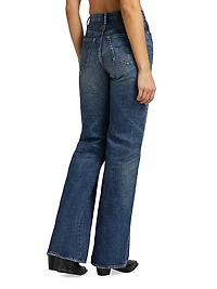 Jane Stretch High-Rise Straight-Leg Jeans