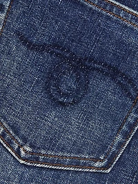 Jane Stretch High-Rise Straight-Leg Jeans