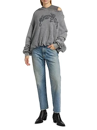 Boyfriend Mid-Rise Tapered Jeans