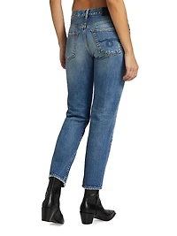Romeo Mid-Rise Straight-Leg Jeans