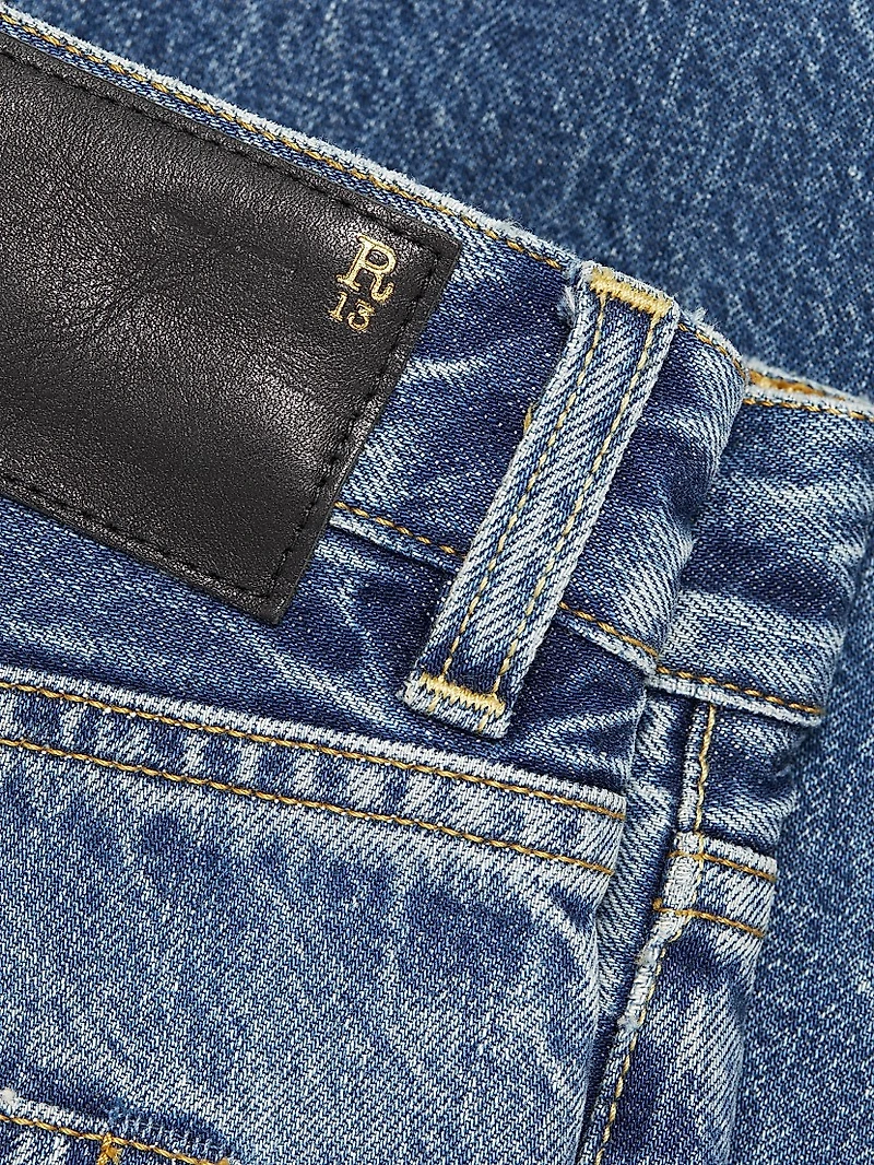 Romeo Mid-Rise Straight-Leg Jeans