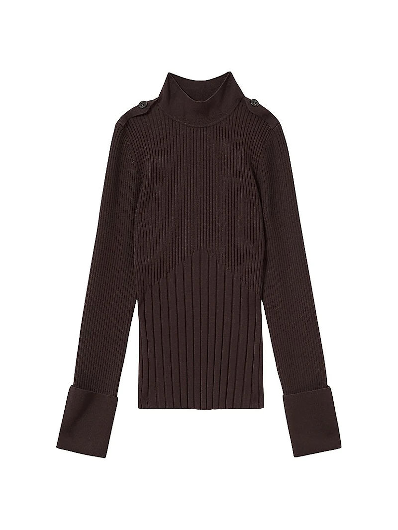 Vienne Mock Turtleneck Sweater