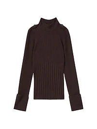 Vienne Mock Turtleneck Sweater