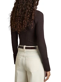 Vienne Mock Turtleneck Sweater