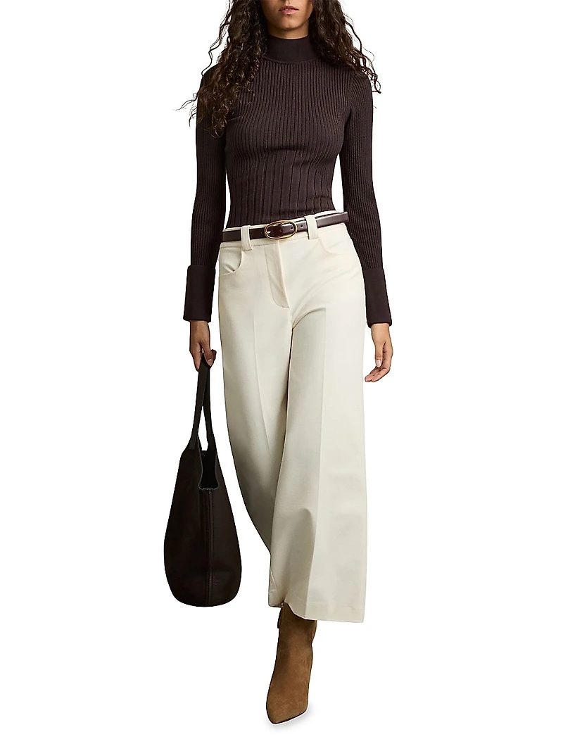 Vienne Mock Turtleneck Sweater