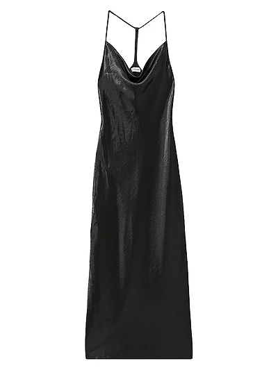 Paisley Metallic Slipdress