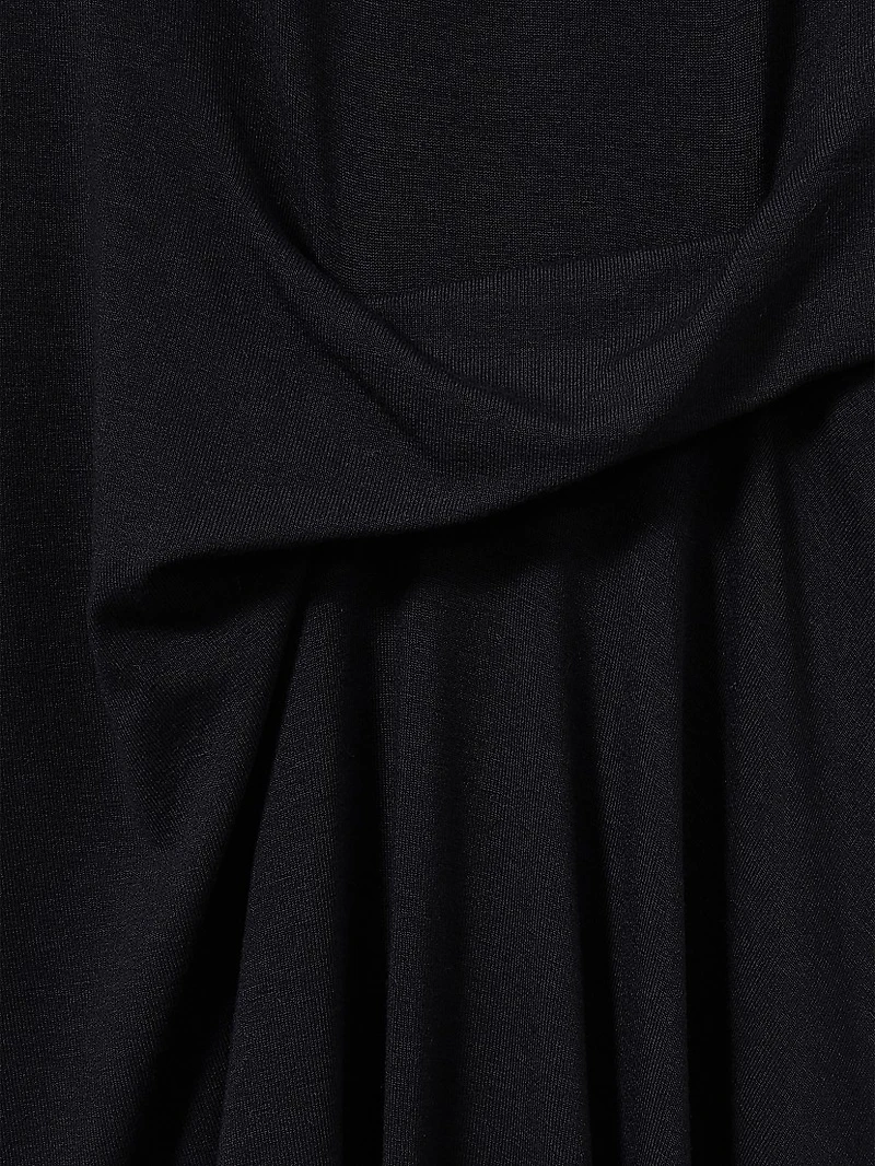 Ivy Ruched Midi-Dress