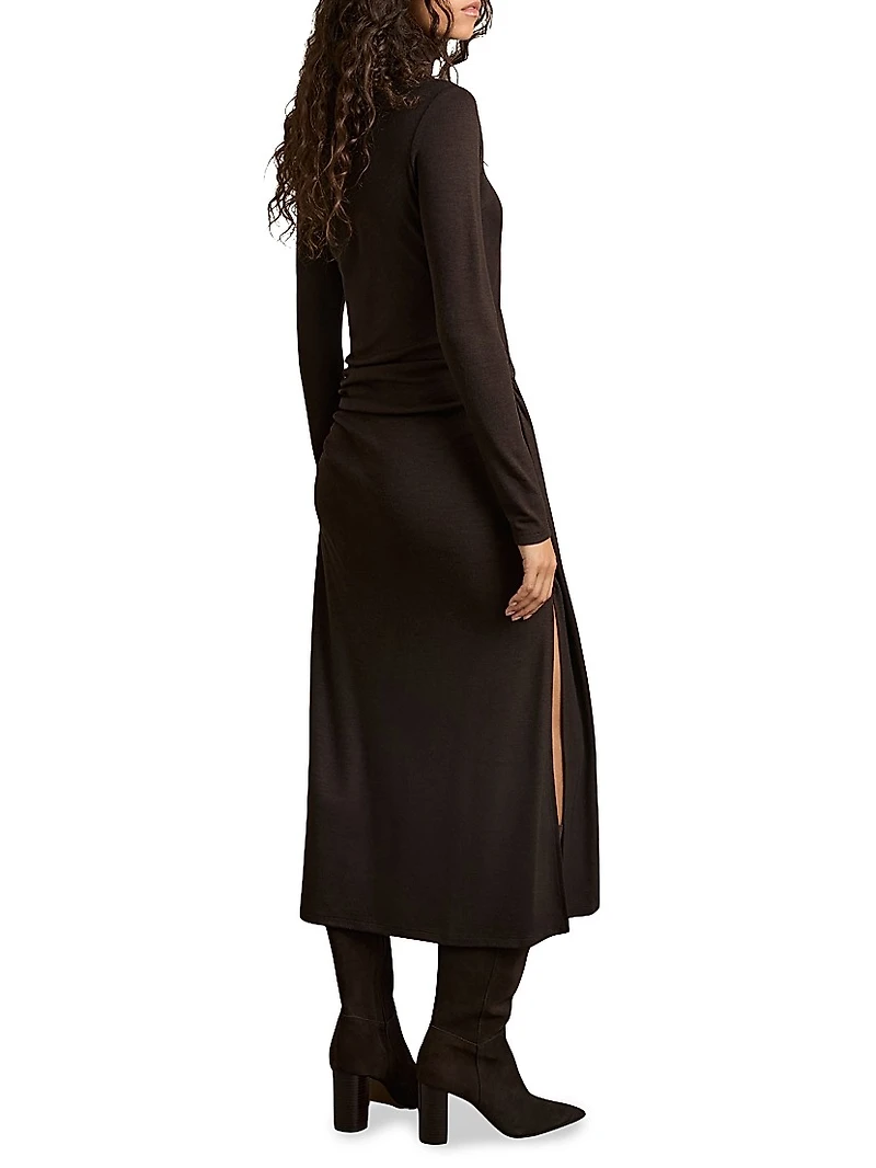 Nile Jersey Knit Midi-Dress