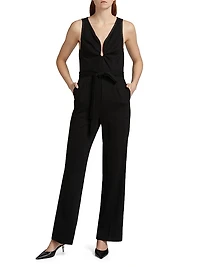 Eva Sleeveless Wide-Leg Jumpsuit