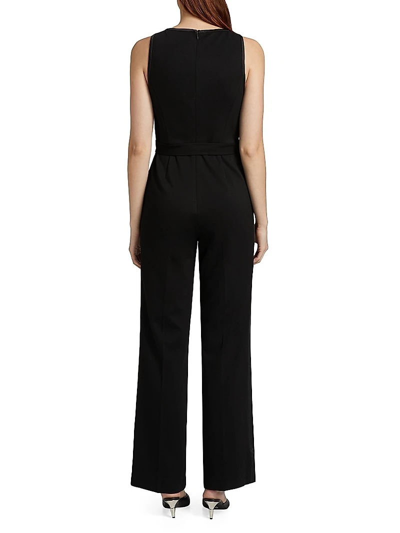 Eva Sleeveless Wide-Leg Jumpsuit