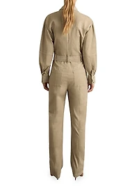 Mara Cotton Corduroy Tapered Jumpsuit