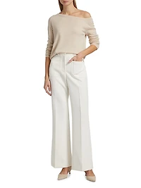 Priya Seamed Flare Trousers