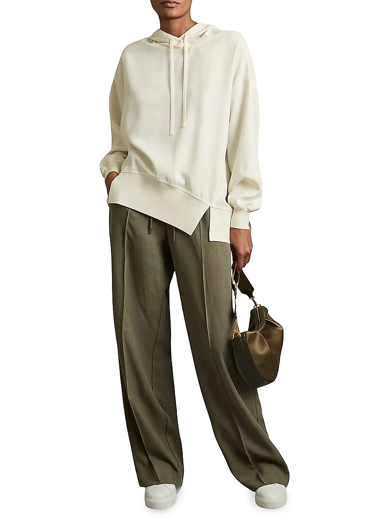 Kiara Split-Hem Hoodie