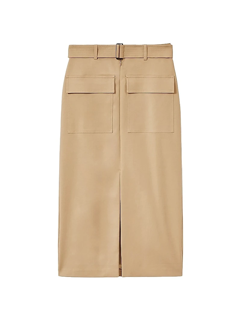 Oakley Cotton-Blend Pencil Skirt