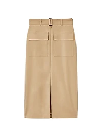 Oakley Cotton-Blend Pencil Skirt