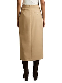 Oakley Cotton-Blend Pencil Skirt