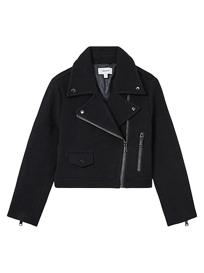 Arlow Wool Biker Jacket