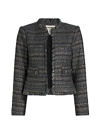 Angelina Metallic Tweed Jacket