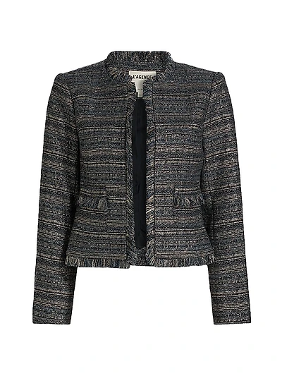 Angelina Metallic Tweed Jacket