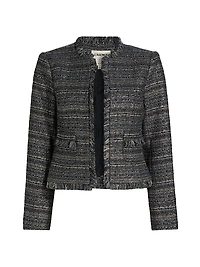 Angelina Metallic Tweed Jacket