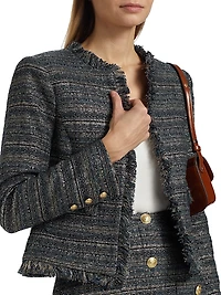 Angelina Metallic Tweed Jacket