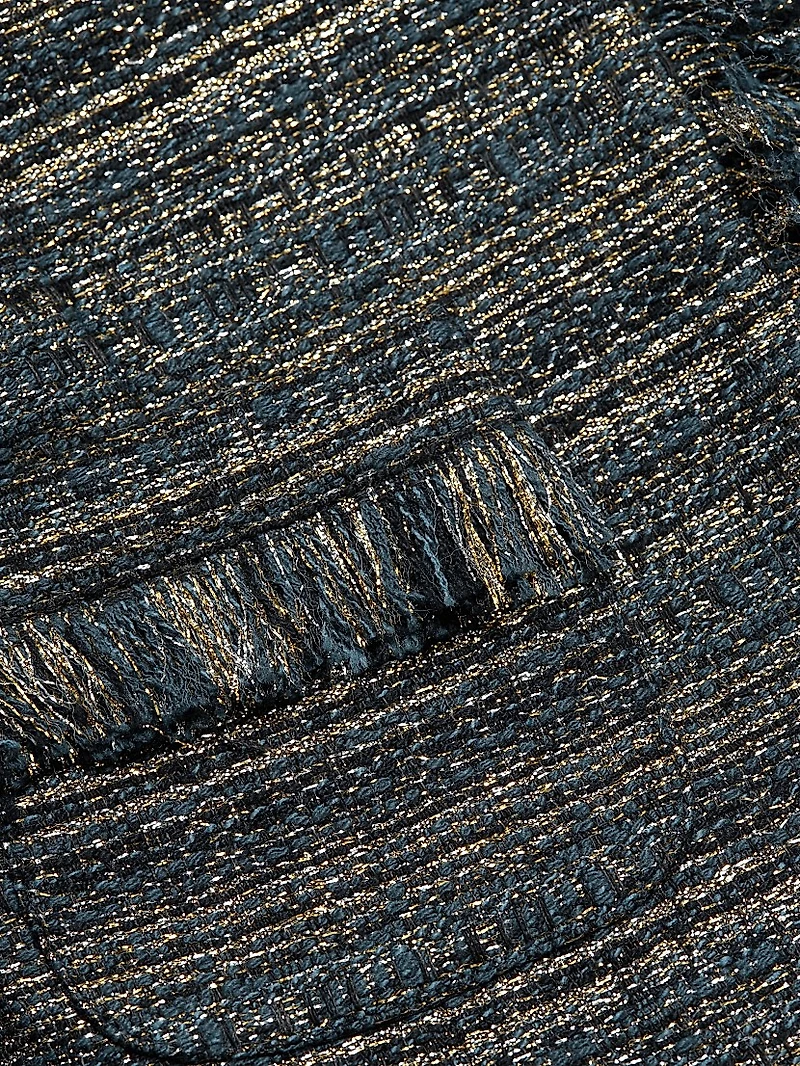 Angelina Metallic Tweed Jacket