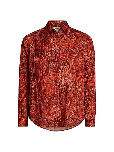 Argo Paisley Satin Blouse