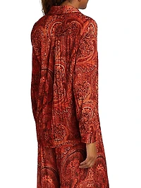 Argo Paisley Satin Blouse