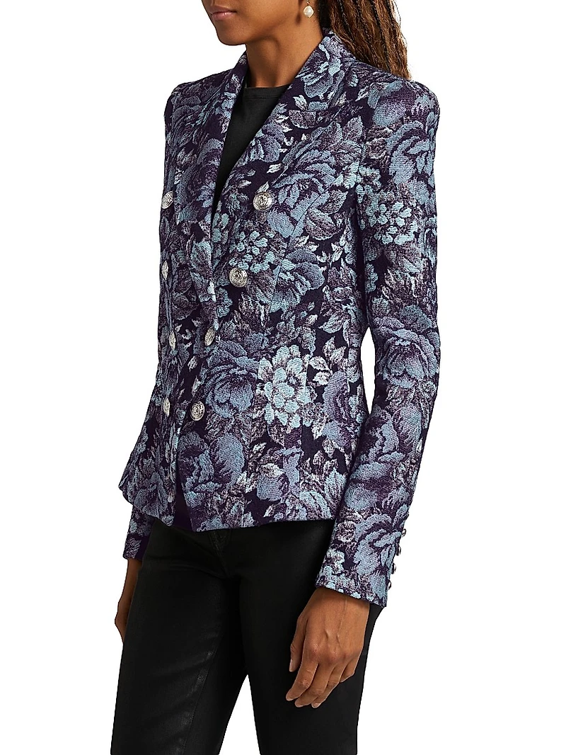 Bethany Floral Boxy Blazer