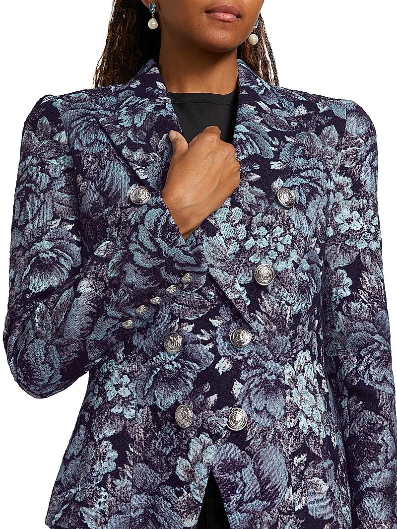 Bethany Floral Boxy Blazer