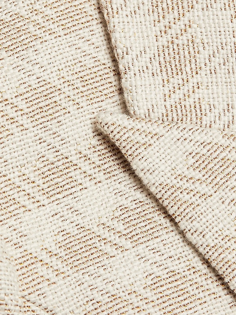 Maura Check Crop Blazer