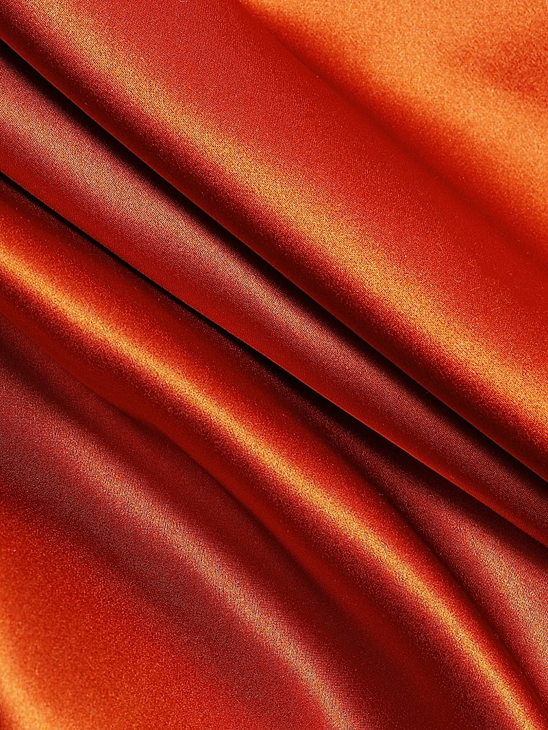 Charmaine Silk Satin Bias-Cut Gown
