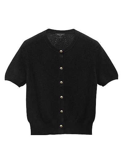 Dina Cotton-Cashmere Blend Cardigan
