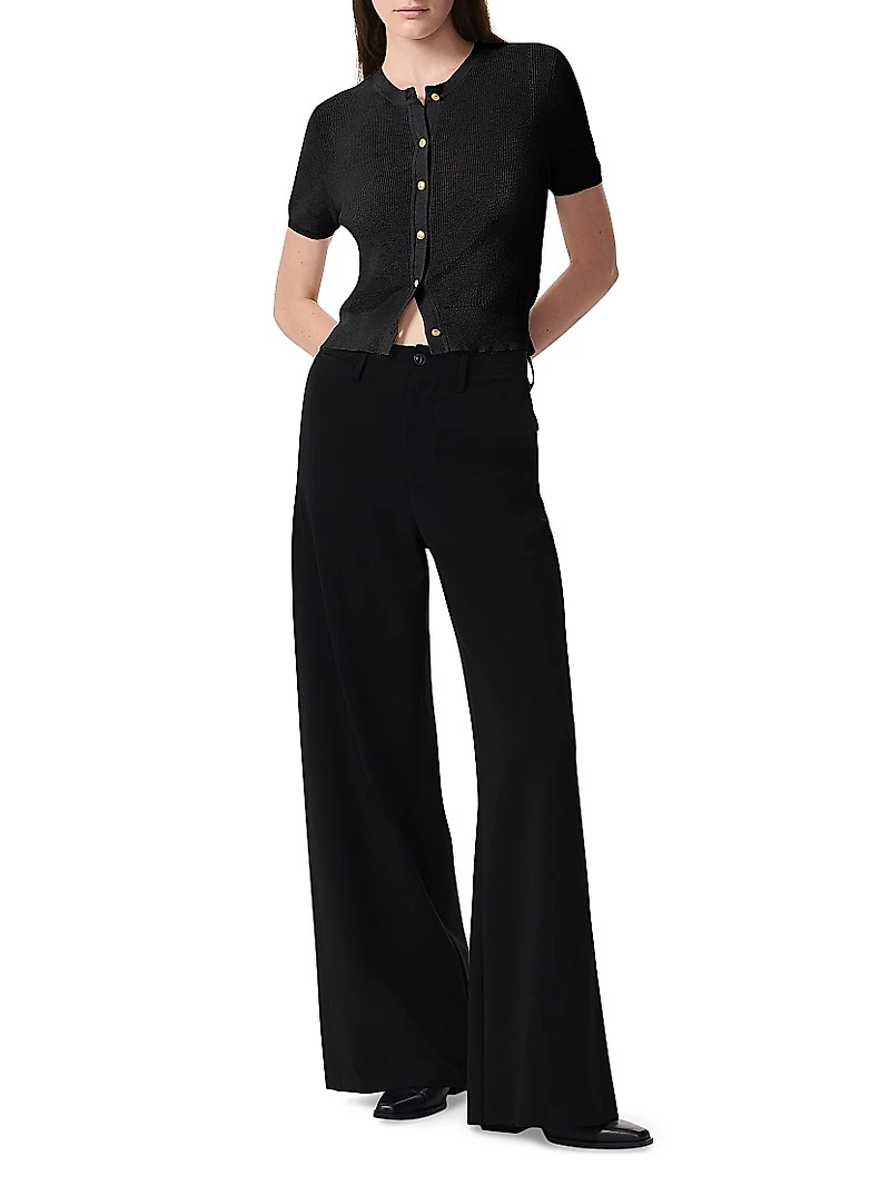 Dina Cotton-Cashmere Blend Cardigan