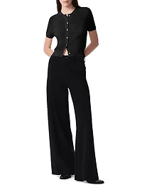 Dina Cotton-Cashmere Blend Cardigan