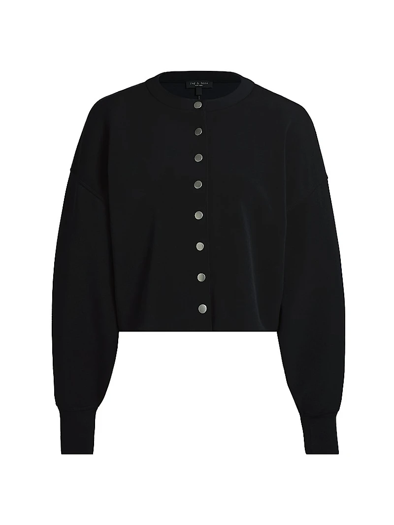 Abby Scuba Crewneck Cardigan