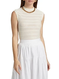 Julia Pointelle Muscle Top