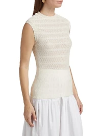 Julia Pointelle Muscle Top