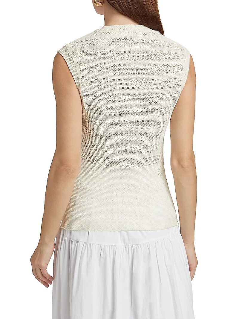 Julia Pointelle Muscle Top