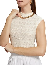 Julia Pointelle Muscle Top