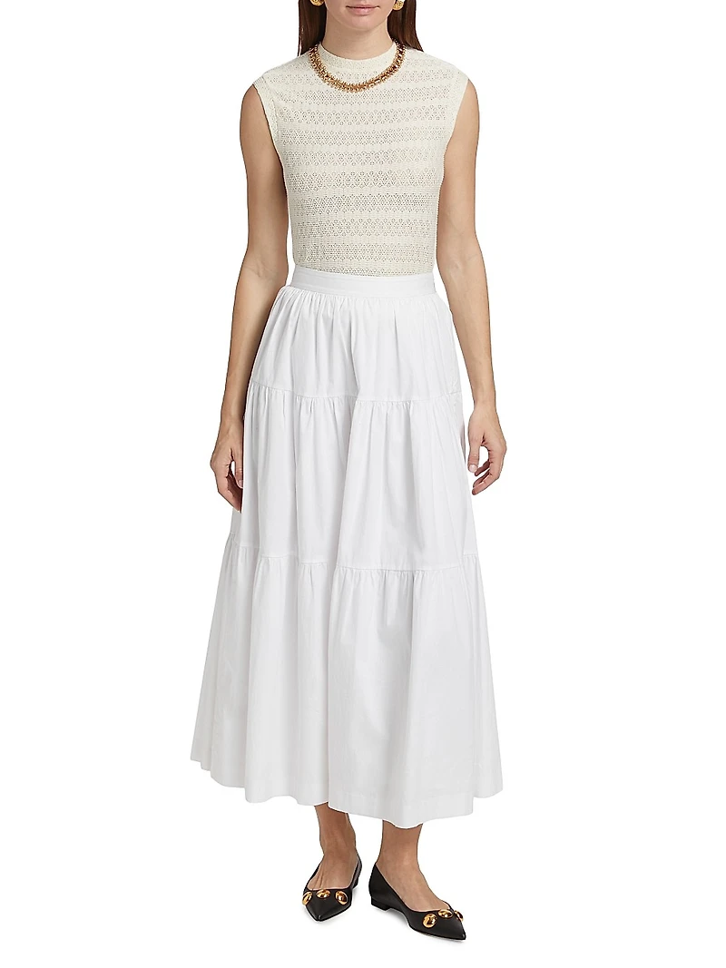 Julia Pointelle Muscle Top