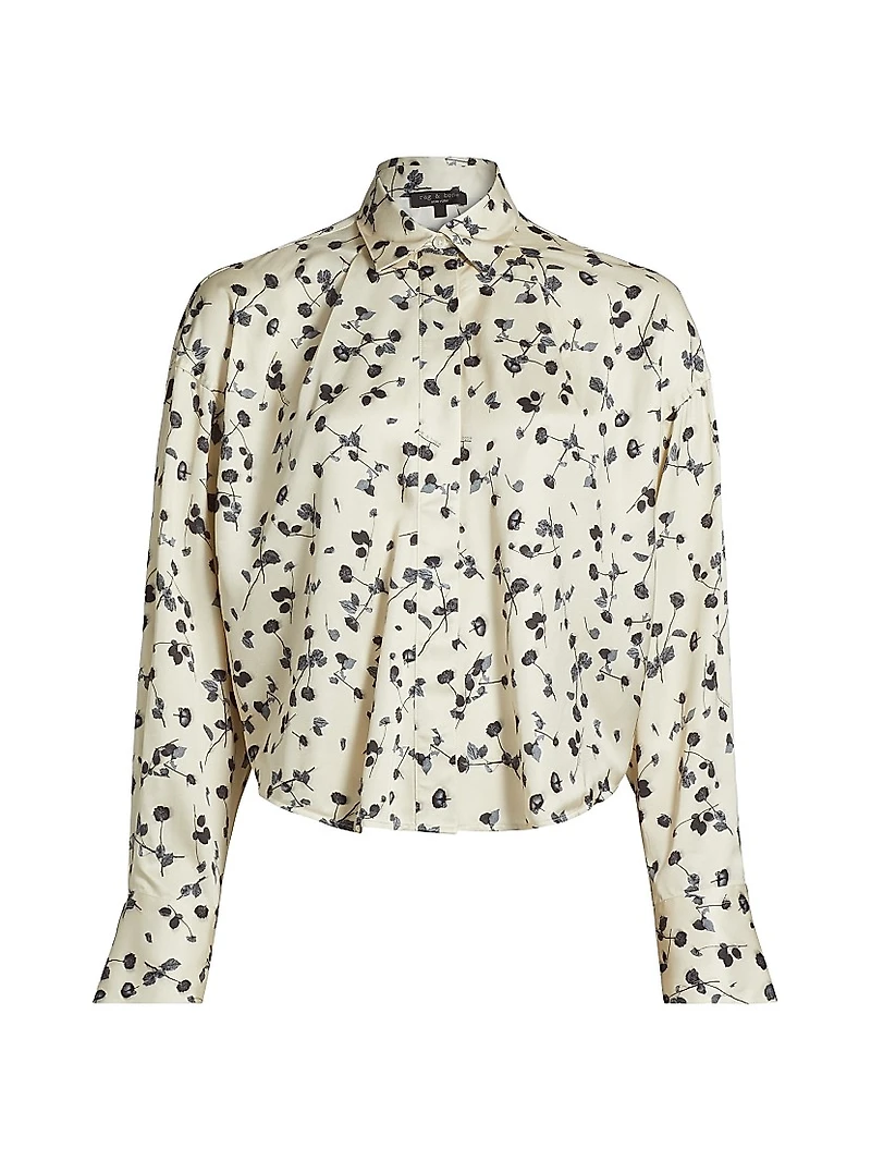 Martha Floral Satin Shirt