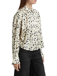 Martha Floral Satin Shirt