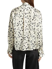 Martha Floral Satin Shirt