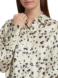 Martha Floral Satin Shirt