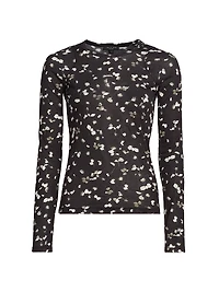 Shaw Botanical Cotton-Blend Crewneck T-Shirt